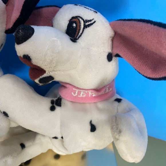 DISNEY STORE 90s COLLECTIBLE 101 DALMATIANS BEAN BAG PLUSH LUCKY & JEWEL PUPPIES - Picture 10 of 16